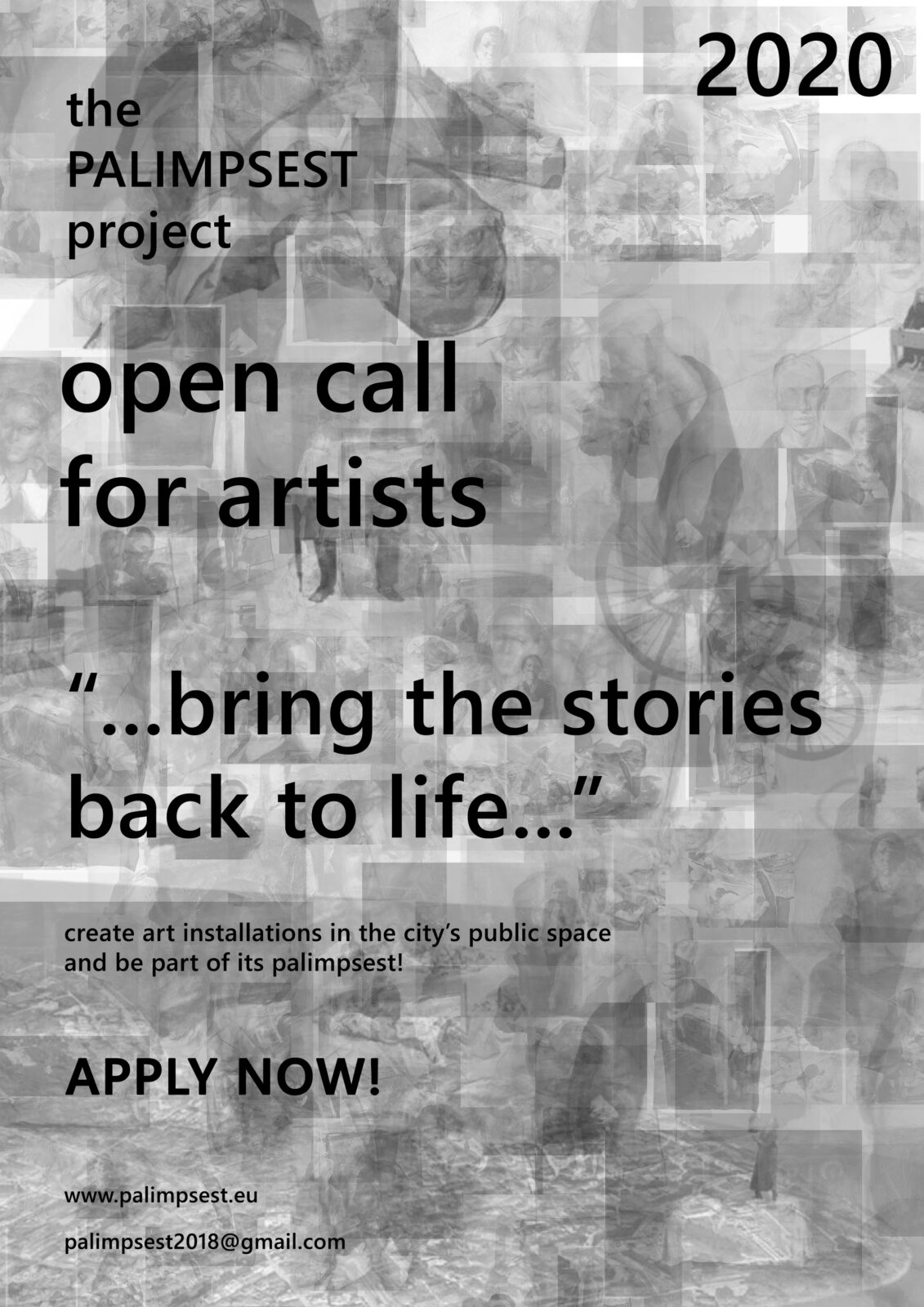 OPEN CALL - Art Competition | PALIMPSEST