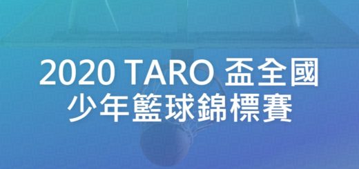 2020 TARO 盃全國少年籃球錦標賽