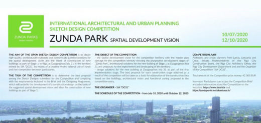 SPATIAL DEVELOPMENT VISION FOR ZUNDA PARK IN RIGA,AT DAUGAVGRĪVAS IELA 31 INTERNATIONAL ARCHITECTURAL AND URBAN PLANNING SKETCH DESIGN COMPETITION