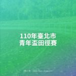 110年臺北市青年盃田徑賽