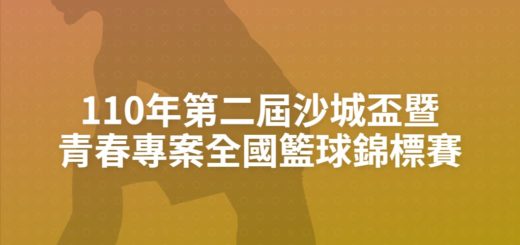 110年第二屆沙城盃暨青春專案全國籃球錦標賽