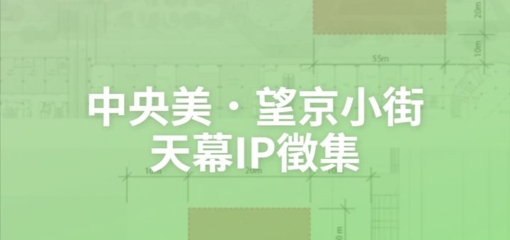 中央美．望京小街天幕IP徵集