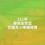 111年華南金控盃全國青少棒錦標賽