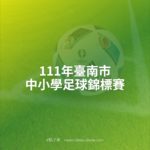 111年臺南市中小學足球錦標賽
