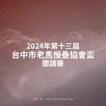 2024年第十三屆台中市老馬慢壘協會盃邀請賽