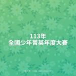 113年全國少年菁英年度大賽