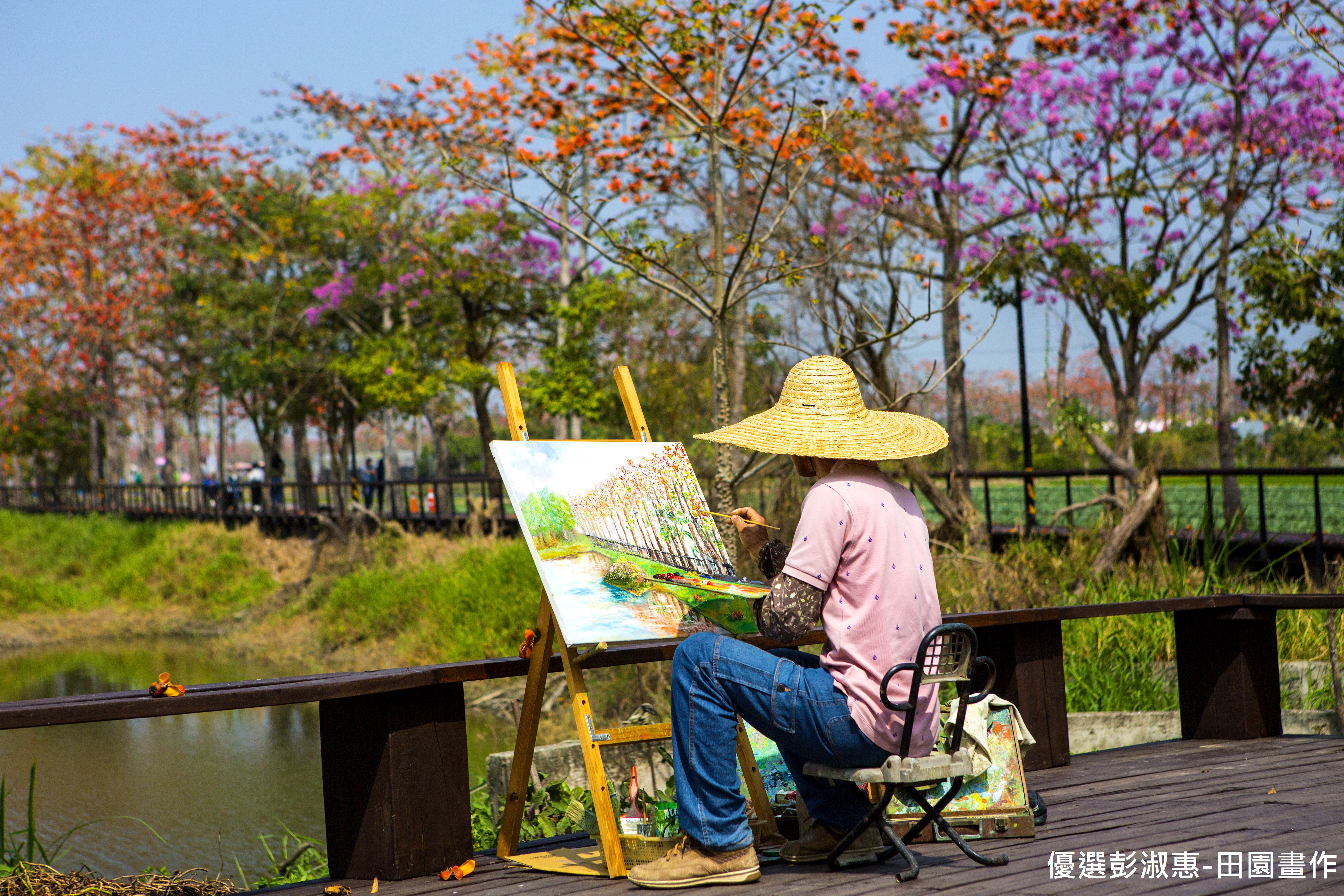 優選 彭淑惠-田園畫作