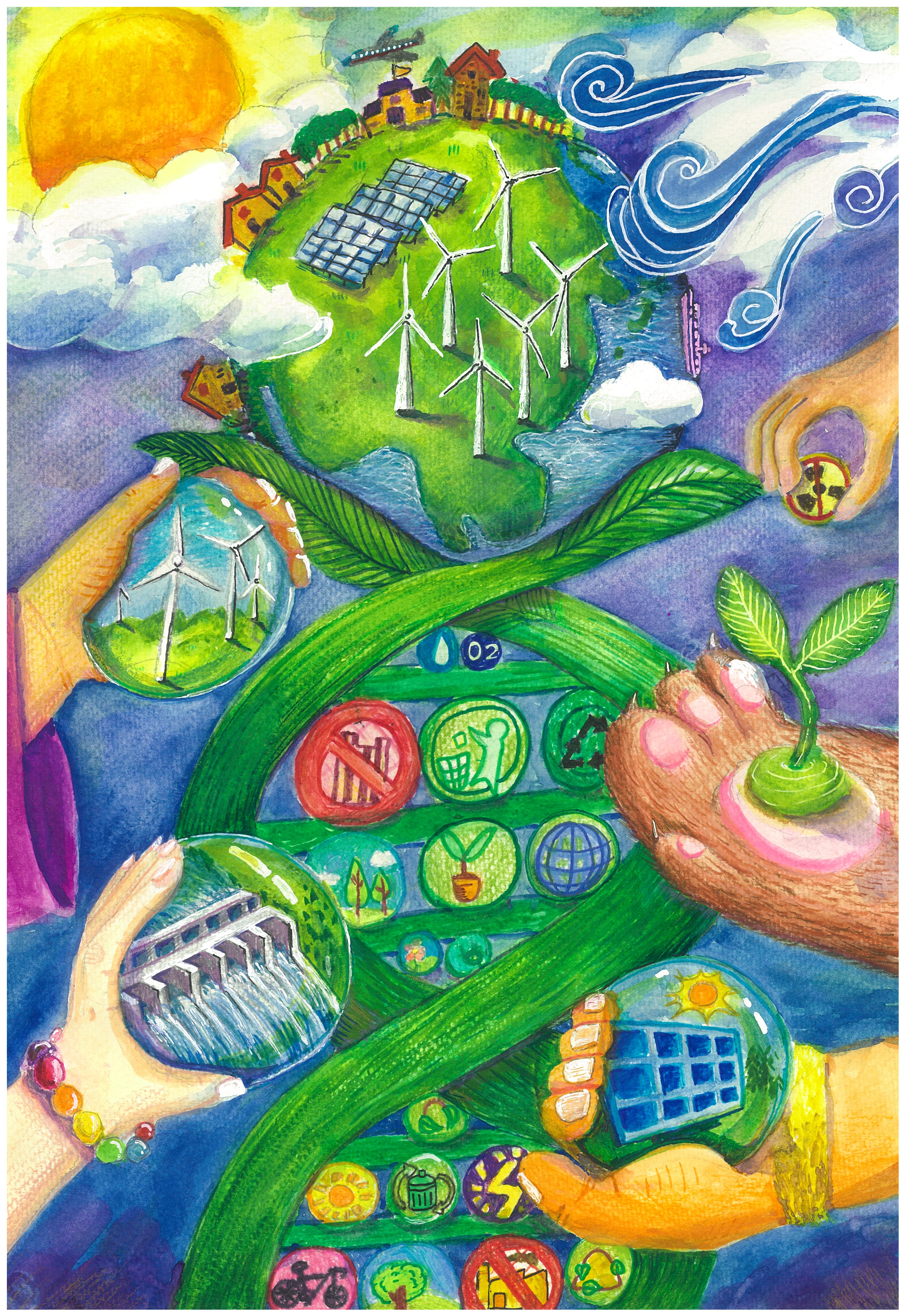 1.金獎：林玗錚，綠能永續地球DNA